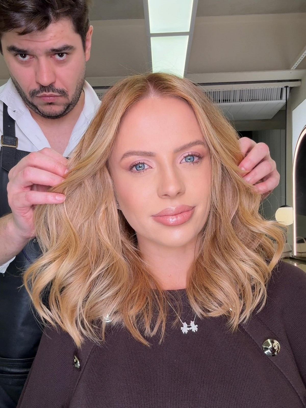 Sunrise Blonde з природним темнішим коренем і світлішою довжиною