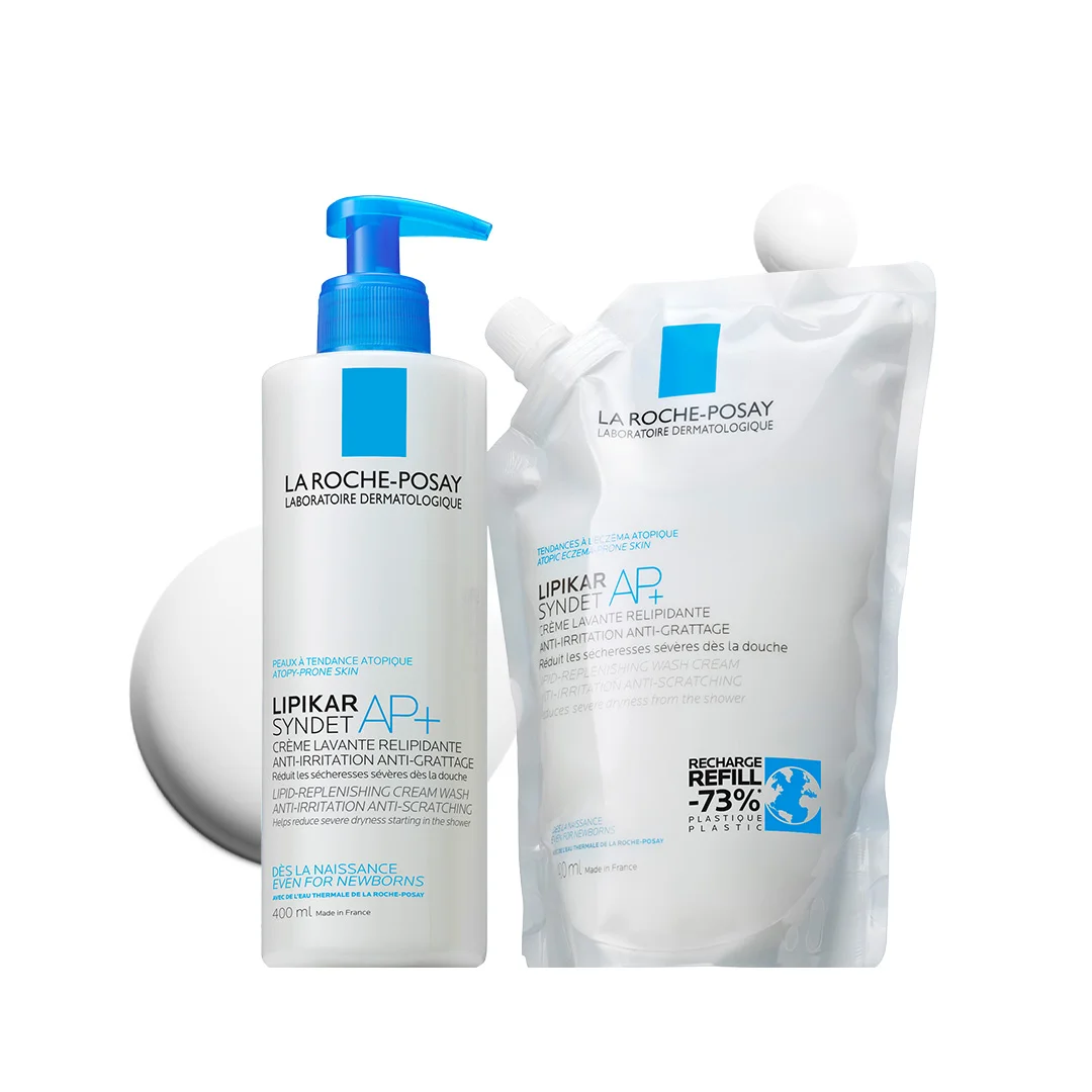 Очищувальний крем-гель La Roche-Posay Lipikar Syndet AP+ для м’якого очищення тіла