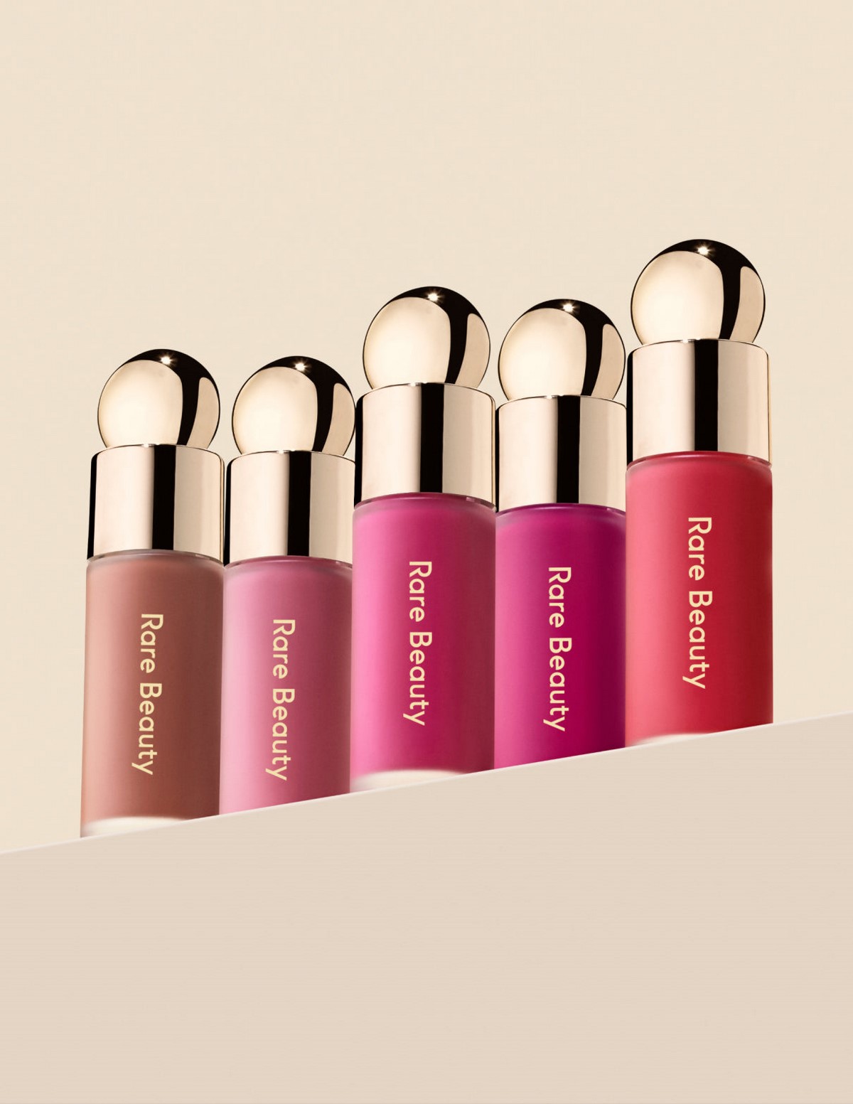 П’ять відтінків рідких рум’ян Rare Beauty Soft Pinch