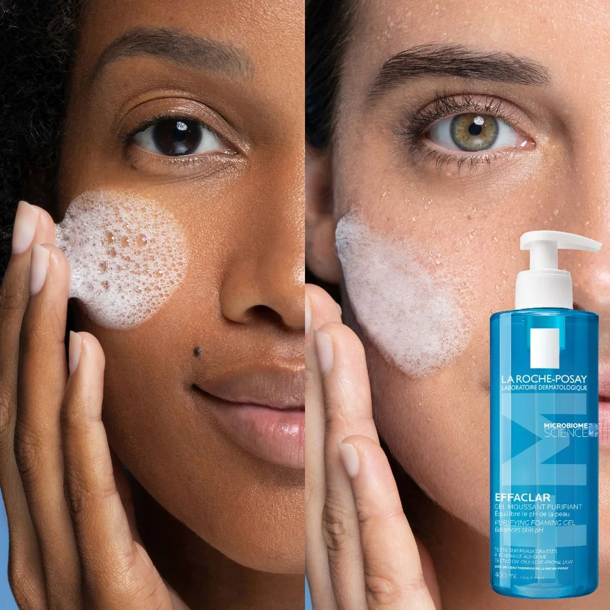 Очищення обличчя пінкою La Roche-Posay Effaclar Purifying Foaming Gel